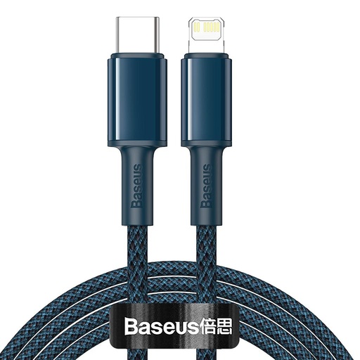 [6953156231962] Baseus Cavo Dati Type-C to Lightning 20W 2mt high density blue CATLGD-A03