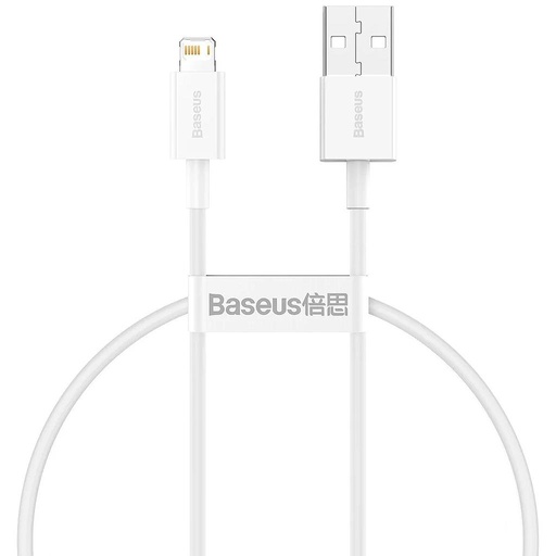 [6953156205390] Baseus Superior Series Cavo Dati Lightning 2.4A 25cm white CALYS-02