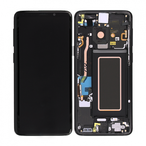 [3315] Samsung Display Lcd S9 SM-G960F black GH97-21696A GH97-21697A
