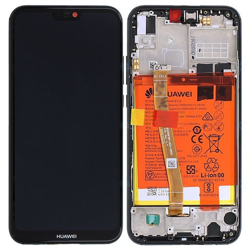[3358] Huawei Display Lcd P20 Lite ANE-LX1 black with battery 02351VPR 02351XTY