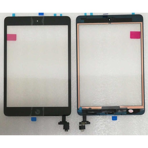 [3770] Touch for iPad Mini 1 A1432 A1454 A1455, Mini 2 A1489 A1490 A1491 with Home button black