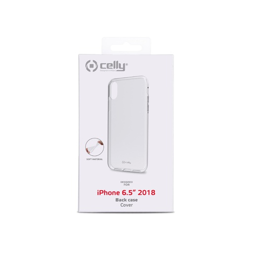 [8021735744153] Celly Case iPhone Xs Max TPU Transparent GELSKIN999