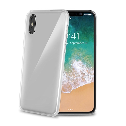 [8021735730361] Custodia Celly iPhone X, Xs cover tpu trasparente GELSKIN900