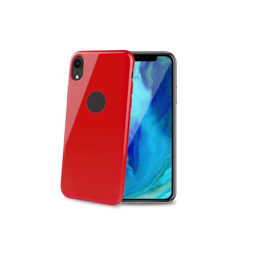 [8021735744078] Custodia Celly iPhone Xr cover tpu red GELSKIN998RD