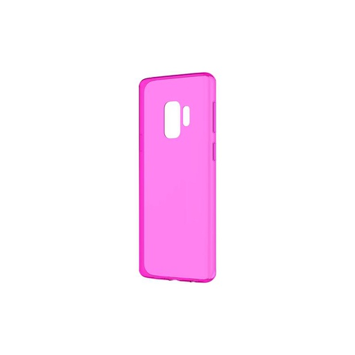 [8020595564239] Case Vodafone Samsung S9 Ultra Slim Case TPU 0.3 pink fluo con supporto TPUSGS9FP