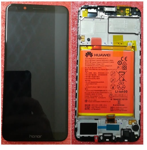 [5482] Huawei Display Lcd Honor 7C black with battery 02351USW