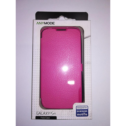 [3571211249313] Case Anymode Samsung S4 flip cover pink