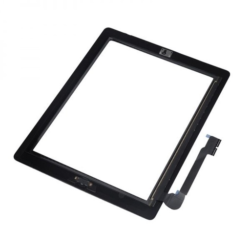 [5648] Touch per iPad 3 A1416 A1430 A1403, iPad 4 A1458 A1459 A1460 con tasto home black