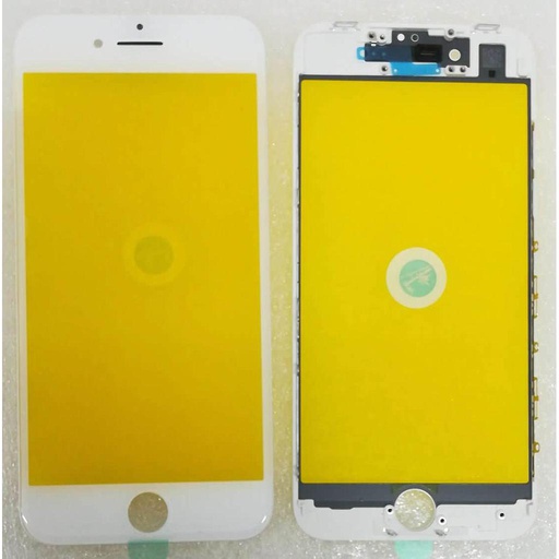 [5659] Vetro Lcd per iPhone 8 white con frame