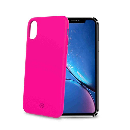 [8021735749738] Custodia Celly iPhone Xr cover shock pink SHOCK998PK