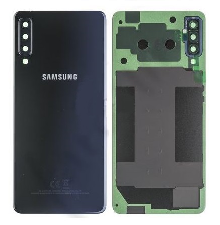 [5708] Cover posteriore Samsung A7 2018 SM-A750F Duos black GH82-17833A