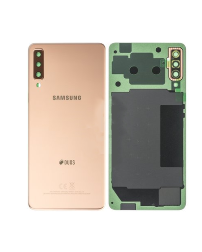 [5711] Samsung Back Cover A7 2018 SM-A750F Duos gold GH82-17833C