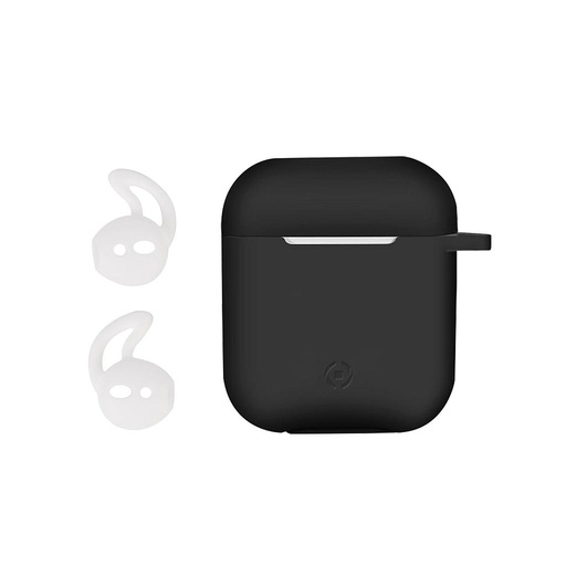 [8021735746324] Case Celly per Apple AirPods black con archetti sportivi AIRCASEBK