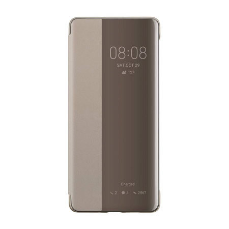 [6901443277285] Case Huawei P30 pro smart view flip cover khaki 51992886