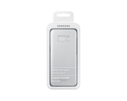 [8806088689135] Case Samsung S8 clear cover silver EF-QG950CSEGWW