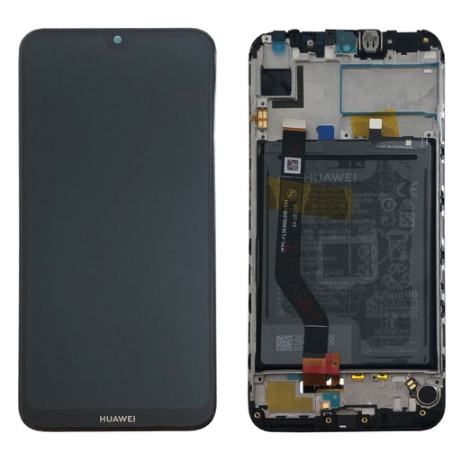 [5824] Huawei Display Lcd Y7 2019 black with battery 02352KCV