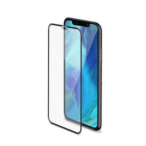 [8021735744276] Tempered glass Celly Apple iPhone Xs Max 3D glass 3DGLASS999BK