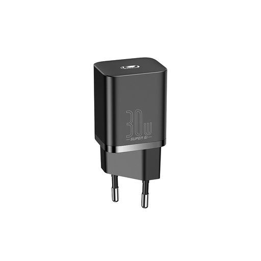 [6953156205062] Baseus Caricabatterie 30W USB-C super-si QC black CCSUP-J01