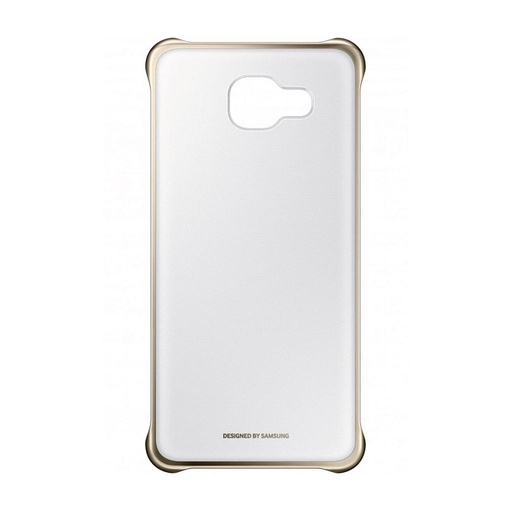 [8806088132129] Case Samsung A5 2016 clear cover trasparent gold