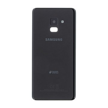 [6117] Cover posteriore Samsung A8 2018 SM-A530F duos black GH82-15557A