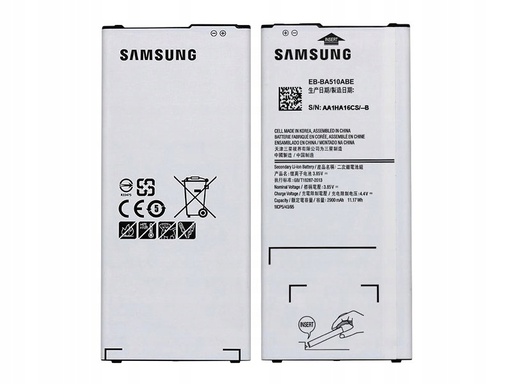 [6185] Samsung Batteria Service Pack A5 2016 EB-BA510BE GH43-04563B