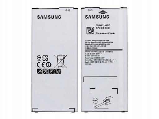 [6185] Samsung Battery Service Pack A5 2016 EB-BA510BE GH43-04563B