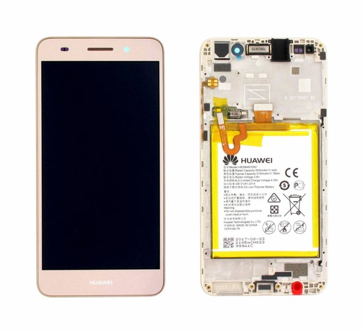 [6508] Huawei Display Lcd Y6II CAM-L21 gold with battery 02350VUK
