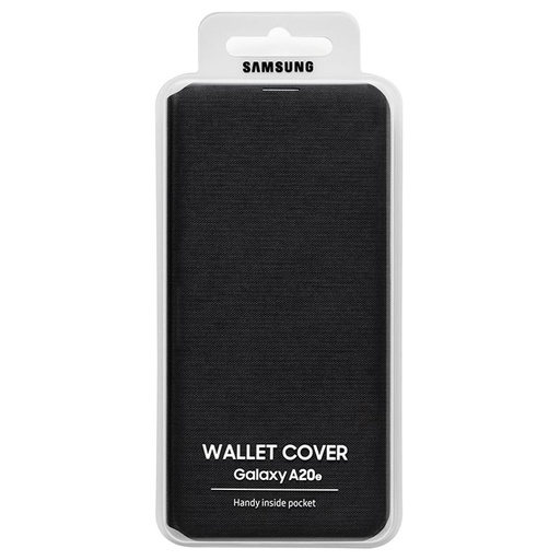 [8801643888039] Case Samsung A20e wallet cover black EF-WA202PBEGWW