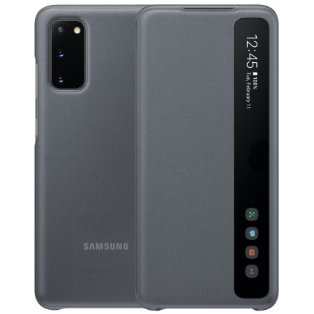 [8806090297250] Case Samsung S20 Plus clear view cover gray EF-ZG985CJEGEU