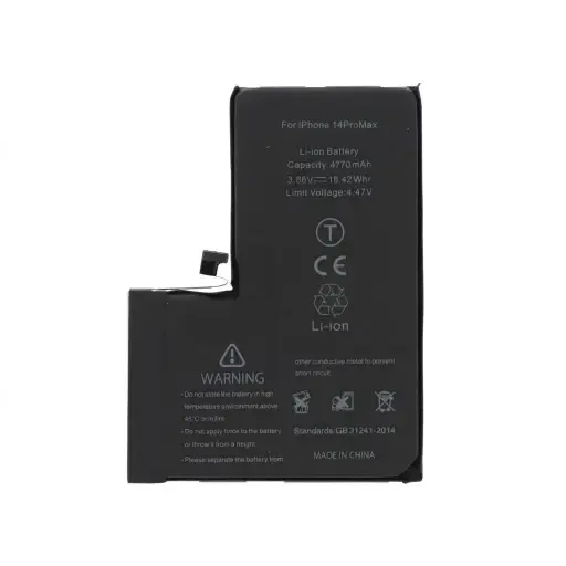 [18415] Apple Batteria iPhone 14 Pro Max High Capacity Chip Ti Compatible