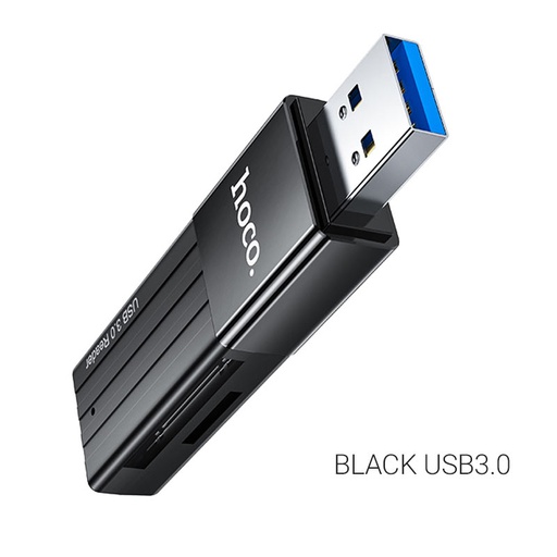 [6931474735218] Hoco card reader 3.0 pen drive black HB20