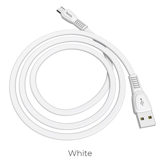 [6931474711687] Hoco data cable micro USB X40 noah 2.4A 1mt white