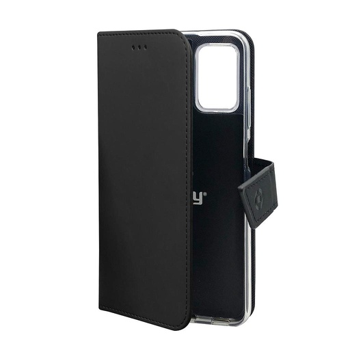 [8021735193609] Celly Case Samsung A22 4G Wallet Black WALLY969