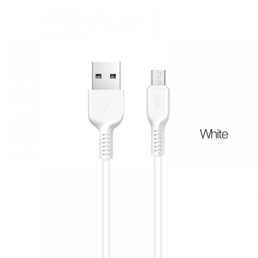 [6957531068952] Hoco data cable micro USB X20 2.0A 3mt white