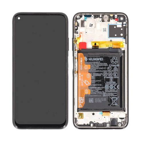 [7550] Huawei Display Lcd P40 Lite black with battery 02353KFU