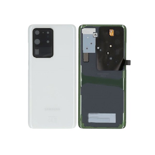 [7603] Back cover Samsung S20 Ultra 5G SM-G988B white GH82-22217C