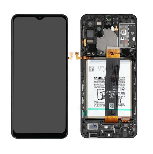 [7946] Samsung Display Lcd A32 5G SM-A326B black with Battery GH82-25453A GH82-25454A 