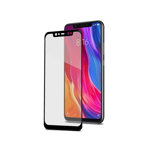 [8021735745938] Celly Tempered Glass For Xiaomi Mi 8 Mi 8 Pro Full Glass FULLGLASS782BK