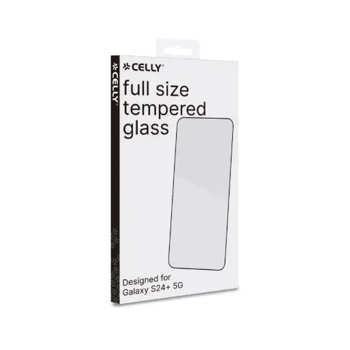 [8021735207283] Celly Pellicola Vetro Per Samsung S24+ 5G Full Glass FULLGLASS1066BK