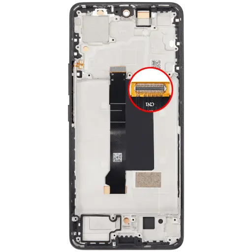 [18013] Xiaomi Display LCD Redmi Note 13 Pro 5G with Frame black 2312DRA50C 2312CRAD3C Refurbished
