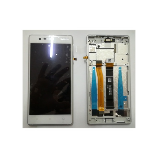 [5156] Display Lcd Nokia 3 TA-1032 Dual sim TYPE A silver 20NE1SW0001 con frame